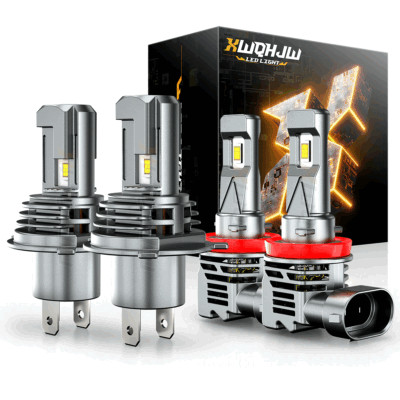 For Toyota Tundra 2014-2020 4PCS Combo White LED Headlights + Fog Light Bulbs