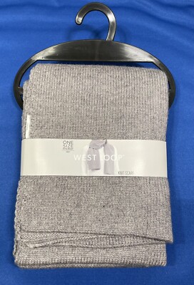 West Loop Fuzzy Wrap Taupe NEW w/tags