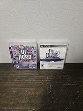 DJ Hero 1 and 2 PS3 Bundle Lot! (Sony PlayStation 3)