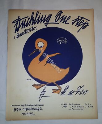 Sheet music - Danckling - One - Step - Duck - A. De Ugly - 1920 ca.