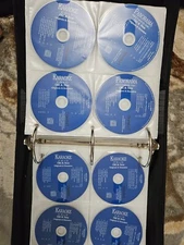 Mixed Brand Karaoke lot of 168 discs good condition and cdg wallet