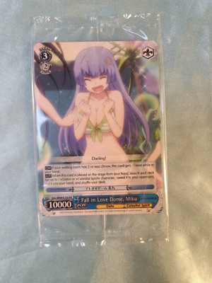 WeiB (Weiss) Schwarz Card Fall in Love Dome Miku PR EN.