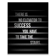 Success Motivational Poster Art Print Office School Classroom Decor Success Gift