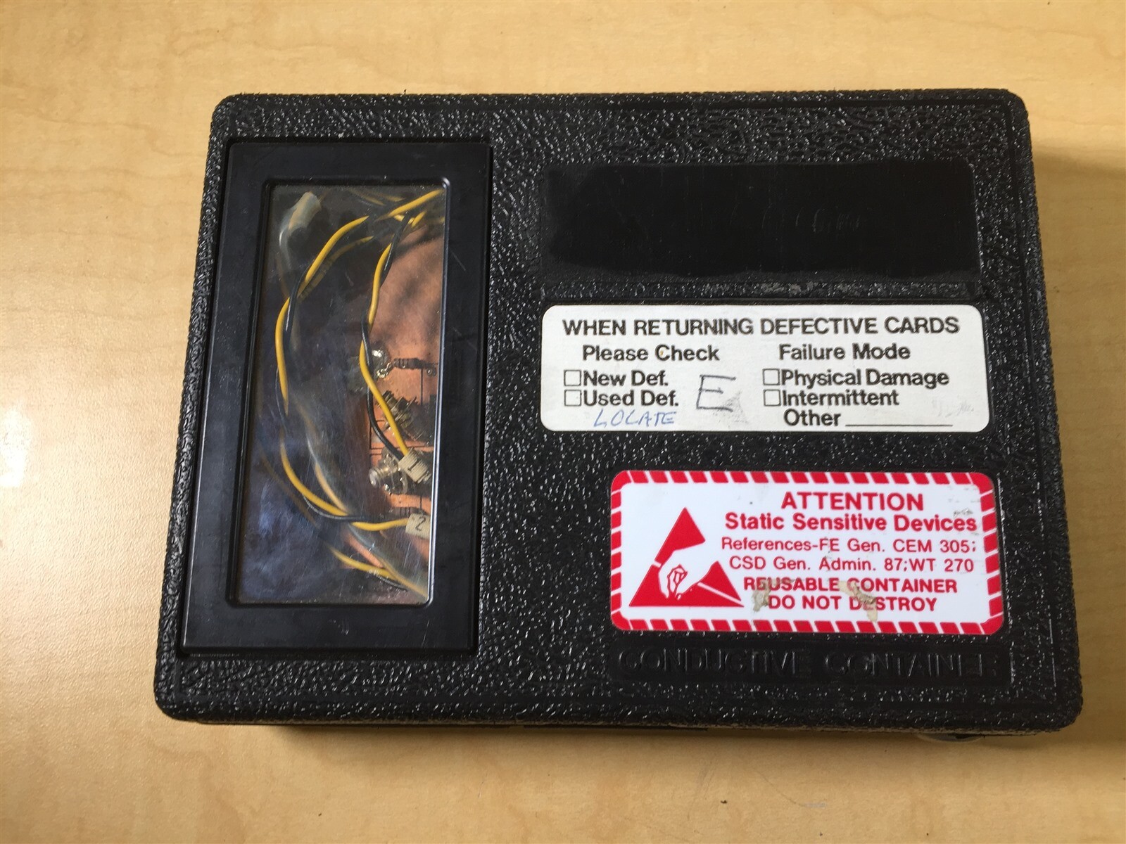 Rare IBM Prototyping Debug CPU Module With Conductive Container JTAG Q8