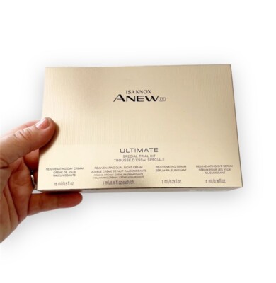 Isa Knox ANEW LX Ultimate Special 4 Piece Trial Kit Avon Skin Care Cream Serum