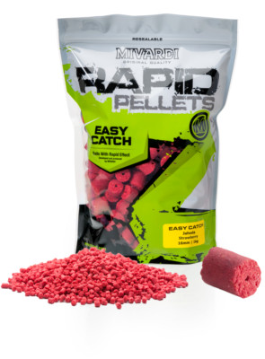 Mivardi Rapid Pellets Easy Catch - Strawberry 1 - 2,5 Kg, 4 - 16 mm