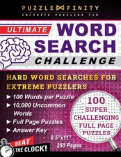 Ultimate Word Search Challenge: Hard Wordsearches for Extreme Puzzle Lovers...
