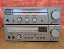 Vintage Hitachi mini set HA-J2 integrated Amplifier & FT-J2 Tuner-FM, MW , LW