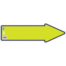 Hy-Ko&trade; Neon Paperboard Arrow Sign 5" x 17" (10 pcs.)