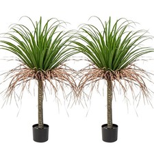 2 Pack Artificial Agave Tree, 3.6Ft Faux Yucca Plant in Pot, Green, Polyester...
