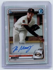 2020 Bowman Draft Ryan Murphy Chrome Draft Pick Autographs Refractor #/499