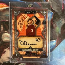 2024 Wild Card Auto Darius Quisenberry Autograph RC Fordham 2/5