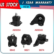 Transmission Engine Motor Mount Kit For Honda Accord 2.4L 13-17 A65054 A65040