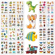 20 Sheets Temporary Tattoo fake tattoos Cute pattern stickers kidslove