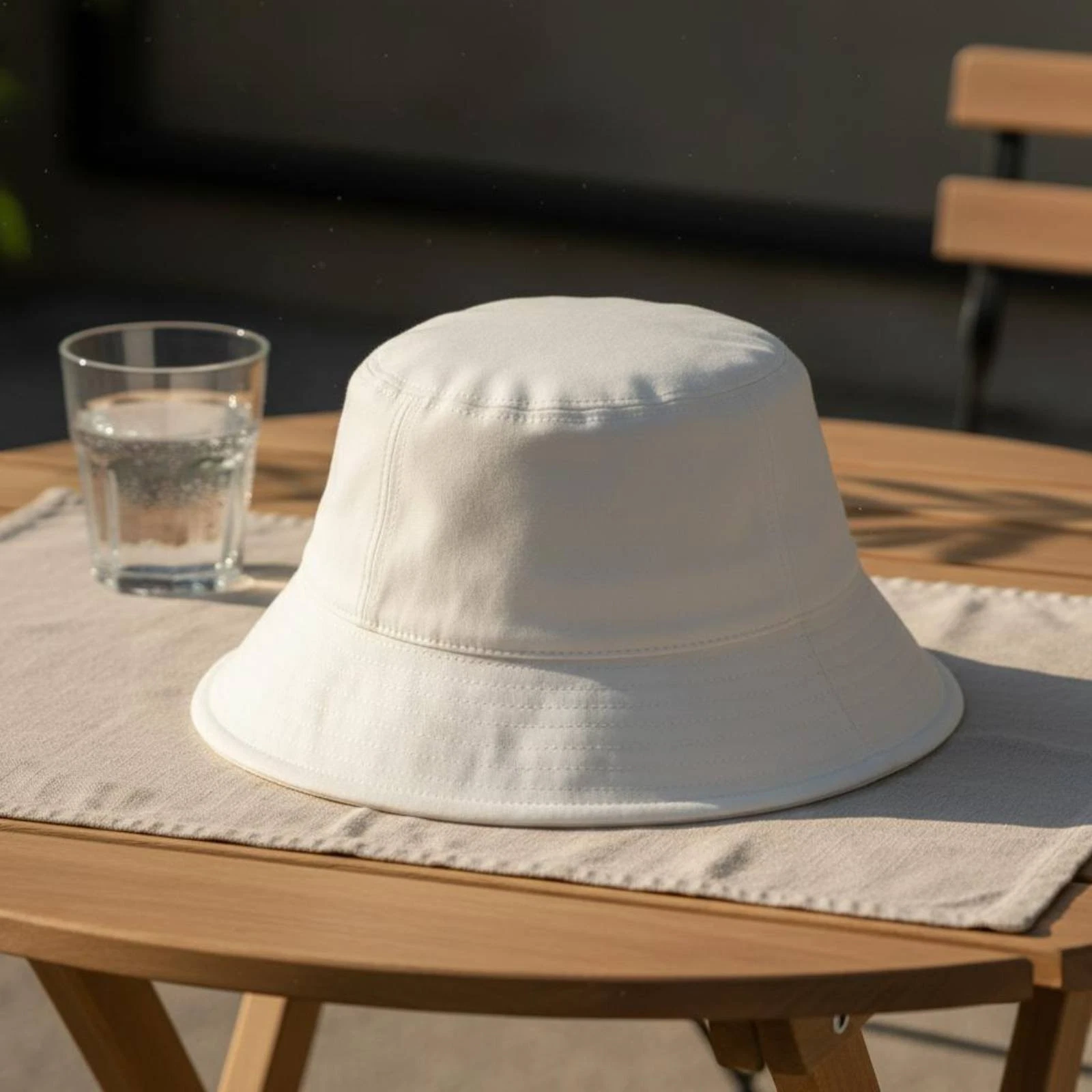 Cotton Fisherman Hat Lightweight Cotton Sun Hat Breathable for Outdoor, Travel