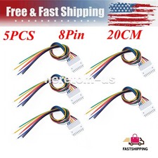 5PCS JST XH2.54mm 8Pin Singleheaded Wire Cable Connector Set Male Female 20CM