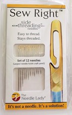 The Needle Lady's Side Threading Needles 12pc by Sew Right