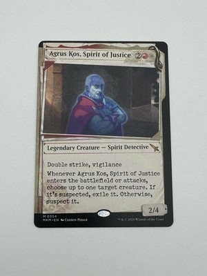 Agrus Kos, Spirit of Justice NM (Showcase) Magic The Gathering MTG 0354 MKM