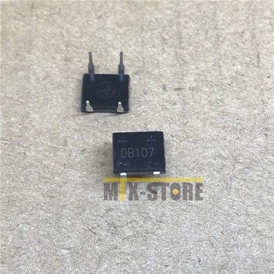 50PCS DB107 New   Diode   Bridge Single 1KV 1A 4-Pin DB-1 *lh