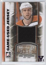 2011 ITG Broad Street Boys Series Game-Used Memorabilia 1/1 Eric Desjardins 0c3