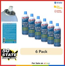 Air Intake Throttle Body Cleaner 11 Oz Aerosol 6 Pack Gasoline Fuel Injected Air Intake Throttle Body Cleaner 11 Oz Aerosol 6 Pack Gasoline Fuel Injected