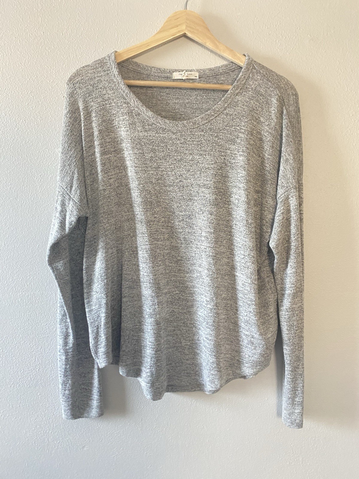 Rag & Bone Basic Round Hem Tee Classic Grey Women… - image 1