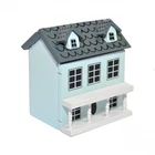 Dolls House Blue Miniature Toy Dolls House (D4181) - 1:12 Scale Miniatures | ...