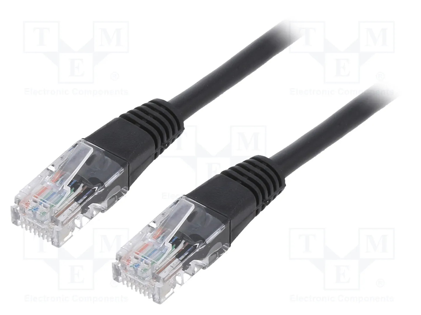 3 pcs GEMBIRD PP12-0.5M/BK Patch cord