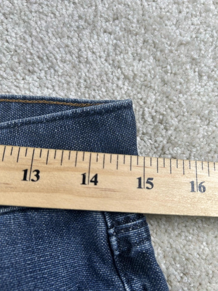 Tommy Hilfiger Shorts Mens 28 Blue Denim Cut Off Raw Hem Casual 100% Cotton - Image 3 of 4