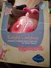 Cloud B Twilight Ladybug Pink Night Light Constellation Ceiling Projection