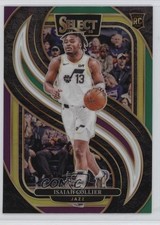 2024-25 Panini Select Premier Level Green White Purple Prizm Isaiah Collier 1c8t