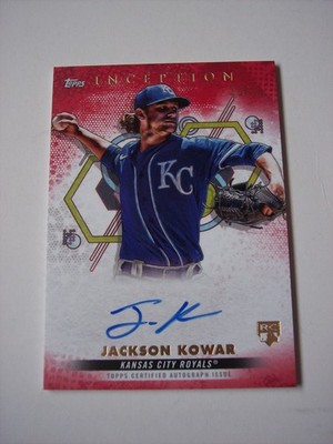 2022 Topps Inception Rookie and Emerging Stars Autographs Red Jackson Kowar /50