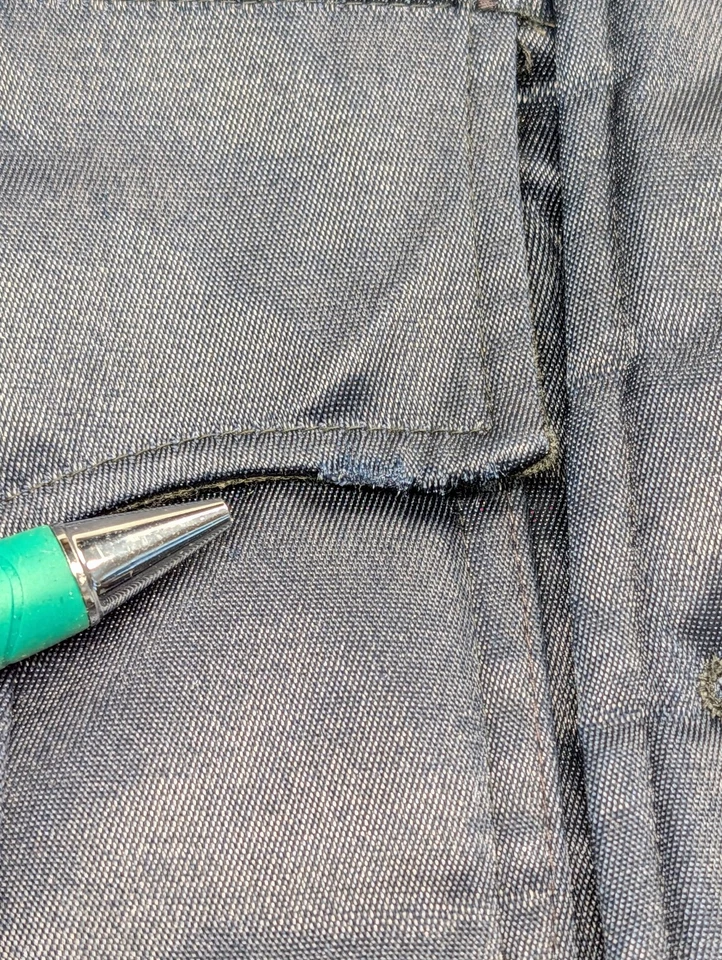 Super Chief Uniform Jacket Womens 36 S Navy Blue Vintage Bomber Police Patrol - Image 4 of 4