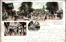 Postcard Wechselburg in Saxony, restaurant zum Schützenhaus,... - 4672685