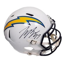 Joey Bosa Signed Los Angeles Chargers Speed Full-Size Replica Football Helmet (B