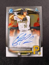 2025 Bowman Draft #CPA-ECA Easton Carmichael 1st Prosect Chrome Auto D641
