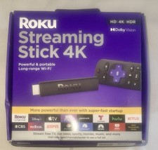 Roku Streaming Stick 4K 3820 HDR Media Streamer  Voice Control Remote NEW