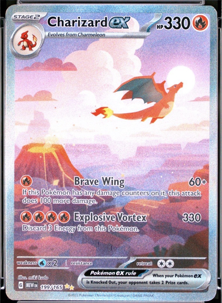 Charizard ex 199/165 Sv: Scarlet & Violet 151 Holo