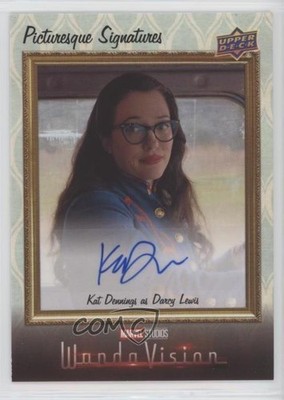 2022 Marvel Studios' WandaVision as Darcy Lewis Kat Dennings #PS-KD Auto p9m