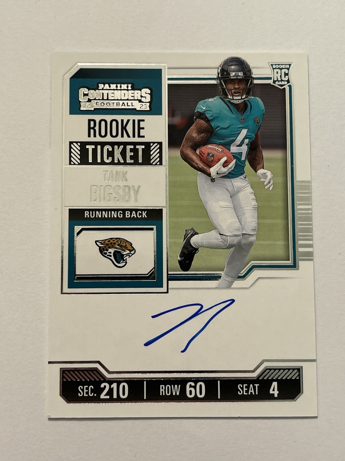 Tank Bigsby 2023 Panini Contenders Rookie Ticket Auto Autograph RC Variation 134