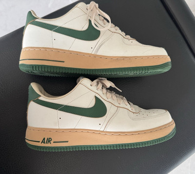 Nike Air Force 1 Low Top Sneaker Weiß/Grün/Beige EU 42 DZ4764-133