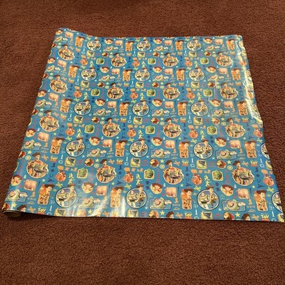 Vintage Original Disney Pixar Toy Story 1 Gift Wrap Wrapping Paper Rare