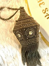 Bridal Party Gold Rhinestone Clutch Bag-10