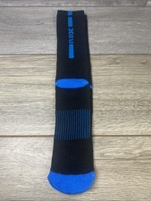 Black Blue Soccer Socks Shoe 8-10 Reebok