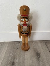 Cascanueces Soldado Madera Navidad Decoración Vintage Decoración Regalo 15 Pulgadas Alto