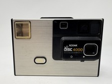 Vintage 80  s Kodak Disc 4000 Film Camera, working battery  NOS film  VIDEO 