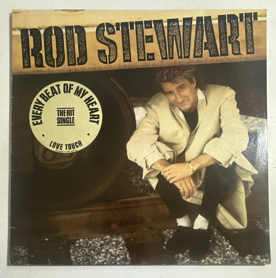 Rod Stewart Every Beat of My Heart Vinyl Record WX53 1986 EX / EX Condition - Image 2 of 4
