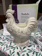 Scentsy Chantecler Wax Warmer White Rooster Chicken French Country  Retired New