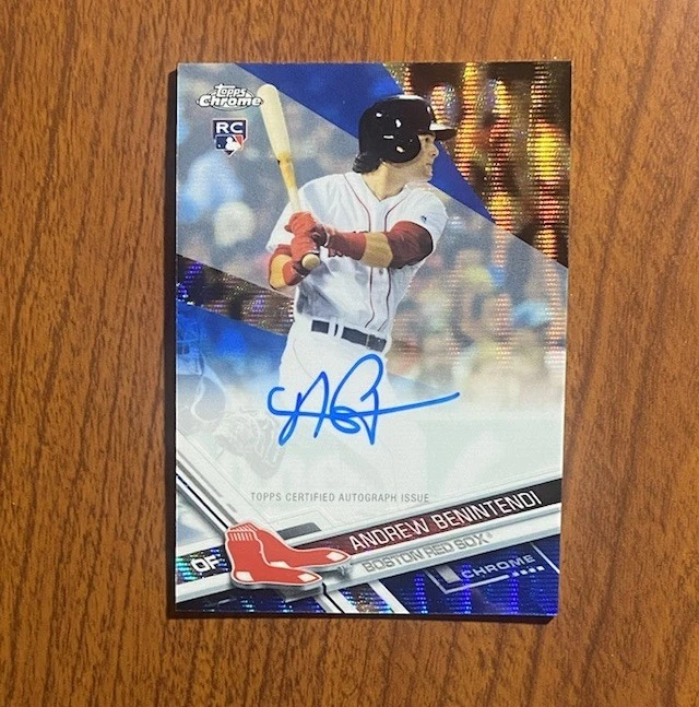 Andrew Benintendi Autograph Baseball Cards for sale | eBay