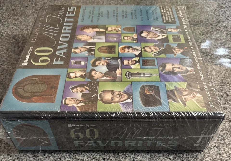 Old Time Radio 60 All Time Favorites 20 Audio Cassette Set, NEW, SEALED - Image 3 of 3